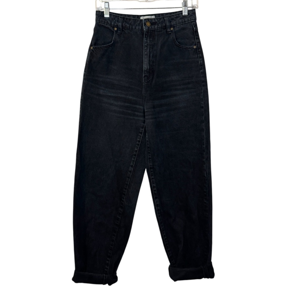 ROLLA’S Genie Super High Rise 80’s Ballon Leg Jeans Womens size 26 Shadow Black - Picture 4 of 16